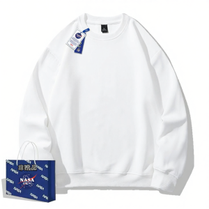 Simple Warm Long Sleeve Crewneck Sweatshirt
