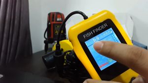 PENGIRIMAN CEPAT Alat Pelacak Ikan Sonar Fish Finder Cable 4x4 Inch Display 100M TL8 / alat pelacak ikan di laut sungai / gps untuk mencari ikan pelacak di laut sungai murah pendeteksi / alat pendeteksi ikan dalam laut air tawar sonar pencari