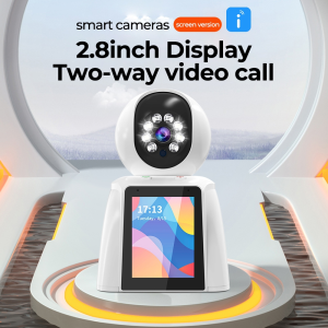 1080P Cctv Ai Two-Way Visual Surveillance Camera Hd Video Intercom Call Camera Head With Display Screen For Home Security