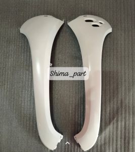 Cover sayap depan kiri kanan Scoopy Esp k2f 2021 2023 putih glossy putih tulang new