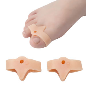 2PCS Silicone Gel Thumb Corrector Bunion Foot Toe Hallux Valgus Protector Separator Finger Straightener Adjuster Foot Care Tool