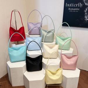 Womens High Capacity Handbag Underarm Handbag Shoulder Bag Waterproof Embroidered Letters Underarm Bag Tote Bags