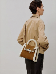 La Festin | Sheepskin Fleece Shoulder Bag Autumn Winter Fashion Handbag