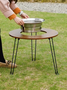 HESPR🌈โต๊ะปิ้งย่างแคมป์ปิ้ง เตาปิ้งย่างพับเก็บได้ โต๊ะปาร์ตี้Camping