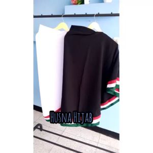 [HUSNA HIJAB] Kerudung Ped Palestine / Kerudung Palestina