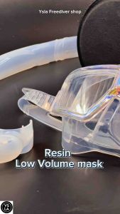 Resin Plastic Lens Low Volume Freedive Mask Set