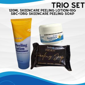 Trio Set 120ml SkeenCare Peeling Lotion+10g SBC+SC Peeling Soap