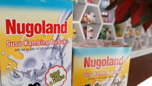 Nugoland Susu Kambing Etawa Bubuk 200 gr kemasan Sachet