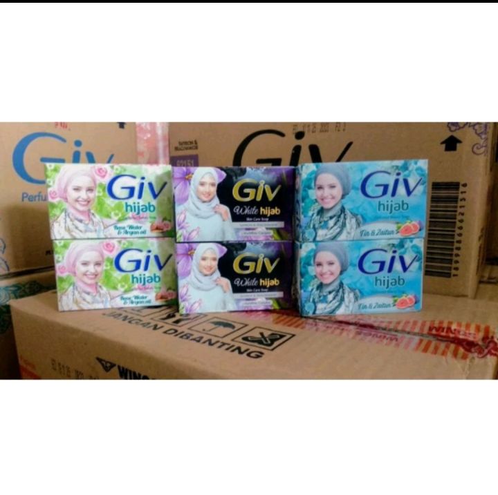 Giv Bar Soap White Beauty Giv Sabun Mandi 76gr Isi 6pcs Lazada