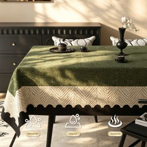 HOUGOUXIANG | Luxurious Durable Waterproof Oil-Resistant Heat-Resistant Tablecloth
