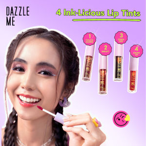 DAZZLE ME Ink-Licious Liptint - Long Lasting Smudge Proof Liptint Lip and Cheek Tint Lip Stain Water Proof