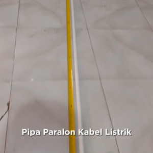 Pipa Paralon Kabel Listrik 3/4 Conduit PVC Putih (20mm x 2.9meter) PER IKAT 25BATANG