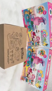 Kids Ice Cream Clay Machine Toy Simulation Play Coffee Ice Cream Dessert Maker Set Children Pretend Play Educational Toy