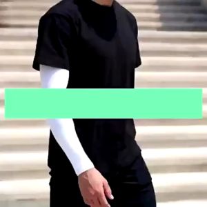 Silk Arm Sleeves Warmers Sports Sleeve Sun UV Protection Hand Cover Cool Warmer Cycling