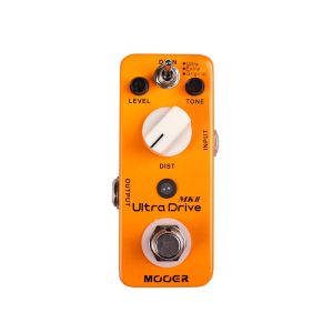 Mooer | MOOER Ultra Drive MKII Guitar Effects Pedal - Distortion Synthesizer 3 Modes True Bypass Full Metal Shell for Electric Guitar