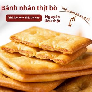 Bánh Quy Giòn Gắp Thịt Bò Jerky