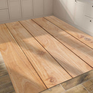 Wood Texture Fast Drying Water Absorbent Anti-slip Kitchen Mat