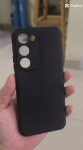 CASE HP TECNO SPARK 40 PRO / PLUS SILIKON HITAM PREMIUM SLIM MATTE SOFT CASING HANDPHONE