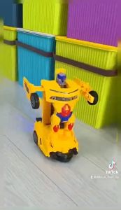 Ô tô biến hình thành rô bốt giá rẻ cho bé vui chơi