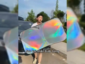 Tấm Che Nắng Kính Lái Ô Tô Chống Tia UV  Miếng Chắn Nắng Kính Xe Hơi Gấp Gọn 145cm*80cm