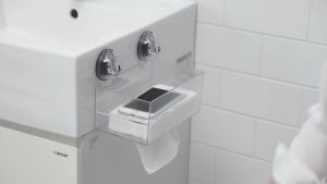 FECA S65 Transparent Acrylic Tissue Box | 6kg Load Capacity | Elegant Design with Easy Access