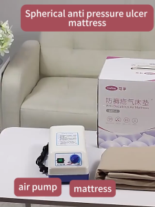 Portable anti pressure ulcer mattress with electric pump medical pressure ulcer inflatable mattress
