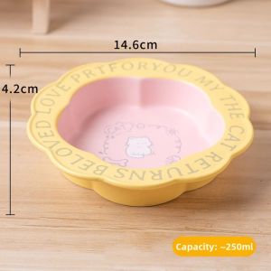 7o | Pet Feeding Bowl for Cats and Small Dogs High Pedestal Neck Protection and Tip-Resistant