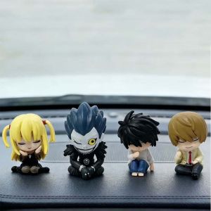 Bandai | 2026 Q-version Death Note Sleeping Character Lawliet Light Yagami Misa Amane Ryuk Cute Mini Character Car Decoration Anime Gift