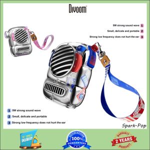 Divoom Pop Mini Portable Bluetooth Speaker with Hook Gravity Balance Used for Camping Hiking Outdoor 2024 New