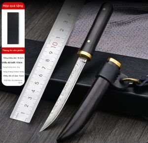 Portable Household High-End Damascus Steel Fruit Knife