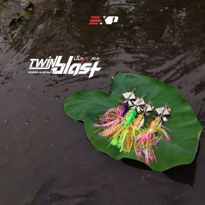 EXP TWIN BLAST ULTIMATE Snakehead Fishing Lure for Toman Haruan Bujuk Buzz bait