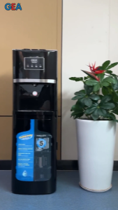 Dispenser GEA Halley Galon Bawah Bottom Loading Murah Hitam Black Pakai Kompresor GARANSI RESMI GEA