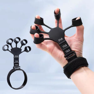 Silicone Grip Huấn Luyện Cho Tay Tăng Cường Viêm Khớp Tập Thể Dục Ngón Tay Miếng Dán Giãn Nở Tay Cầm Bàn Chải Cho Vật Lý Trị Liệu