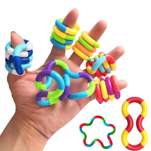 1-5Pcs Tangle Fidget Toy Twisting Sensory Hand-Eye Coordination Toy Anxiety Relief Finger Toy for Kid Adult Fine Motor Skills