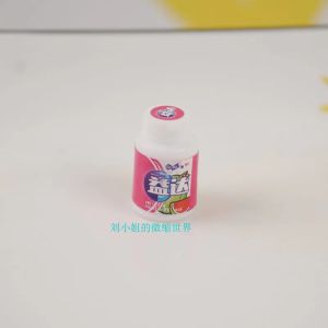 Miniature Dollhouse Accessories Rainbow Candy Realistic Mini Toys for Childrens Imaginative Play Home Living Scene Decorations