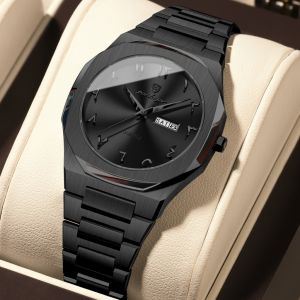 Poedagar Chính Hãng Đồng hồ nữ dây đeo bằng thép không gỉ lịch 100% không thấm nước 798