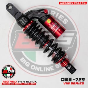 Shock ORI DBS 729 NEW VIN-SERIES Untuk Motor Beat Vario old Vario 110 Mio sporty Mio GT Mio M3 Mio J Mio smile shock DBS tabung atas tabung fungsi tabung isi Oli gas dan nitrogen Harga grosir termurah terlaris Original DBS.