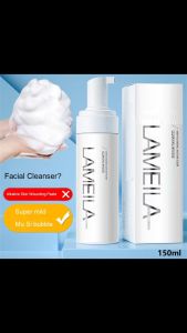 Mousse Face Wash Amino Acid Gentle Skin Friendly Micron Dense Foam Cleanser Foam Face Wash Gentle Foaming Cleansing Mousse For All Skin Types Berbuih cuci muka Lameila Cleansing Mousse 150ml