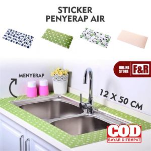 Stiker Anti Air | Stiker Kain Penyerap Air | Tempelan Dapur Wastafel Kloset Basin Kitchen Sink