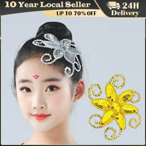 Dance Headdress Performance Latin Dance Accessories Tango Costume Professional Competition Adult Children Headband Decoration