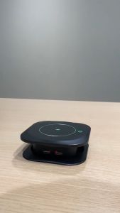 Pop-up (OT-DS06) ชุดปลั๊กฝังโต๊ะทำงานและ USB พร้อมแท่นชาร์จไร้สาย