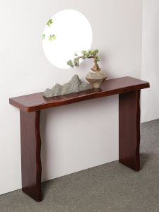 New Chinese Style Entrance Console Nature Side Design Foyer Minimalist Solid Wood Side View Sets Console Tables Middle Hall Strip Table