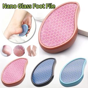 简素净 | Nano Glass Foot File Rasp Callus Dead Skin Remover Washable Grinding Stone Exfoliating Scrubber for Feet Care Pedicure Tools