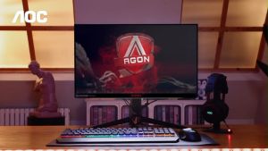 *Local SG Seller* AOC AGON PRO 24.5" Premium Gaming Monitor (AG254FG) IPS FHD LED GAMING 360HZ HDMI 2.0 x 2 DP 1.4 | 1920 X1080 at 360Hz – DisplayPort1.4 | ● G-Sync ● 1ms ● Display HDR400 ● Screen Shield