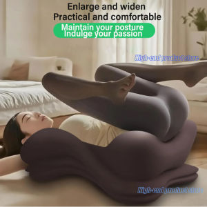 Versatile Ergonomic Wedge Pillow | Unique curved design perfect for prone reading and couples cuddling