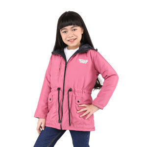 Catenzo Junior CDG 127 - Jaket Parasut Lengan Panjang Anak Perempuan Warna Pink