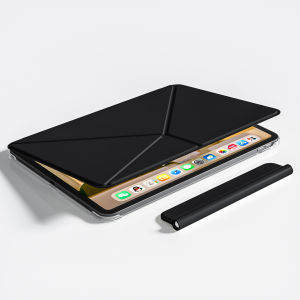 ZOYU | เคส iPad Air 7 แบบหนาบาง พลัสหมุดดูดซับสองด้าน ช่องใส่ปากกาแบบถอดได้ ไม่มีขอบ รองรับการหมุนได้ทั้งแนวตั้งและแนวนอน