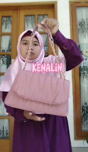 Tas Selempang Wanita Rania Puffy Premium Tali Rantai