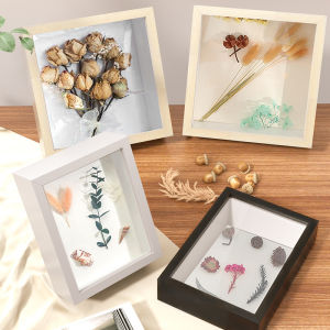 3D Photo Frame  Frame Art Hollow Frame Handcraft DIY Decoration Dried Flower Frame Picture frame Specimen frame Wedding Frame Display box
