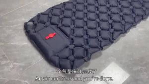 Sleeping Mat Bed Outdoor Camping Self-Inflating Ultralight Waterproof Portable Folding Mattress Air Mat Cushion Backpacking